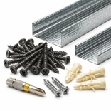 Gypsum board to metal studs