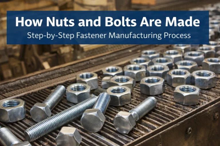How Nuts and Bolts Are Made: Step-by-Step Fastener Manufacturing Process
